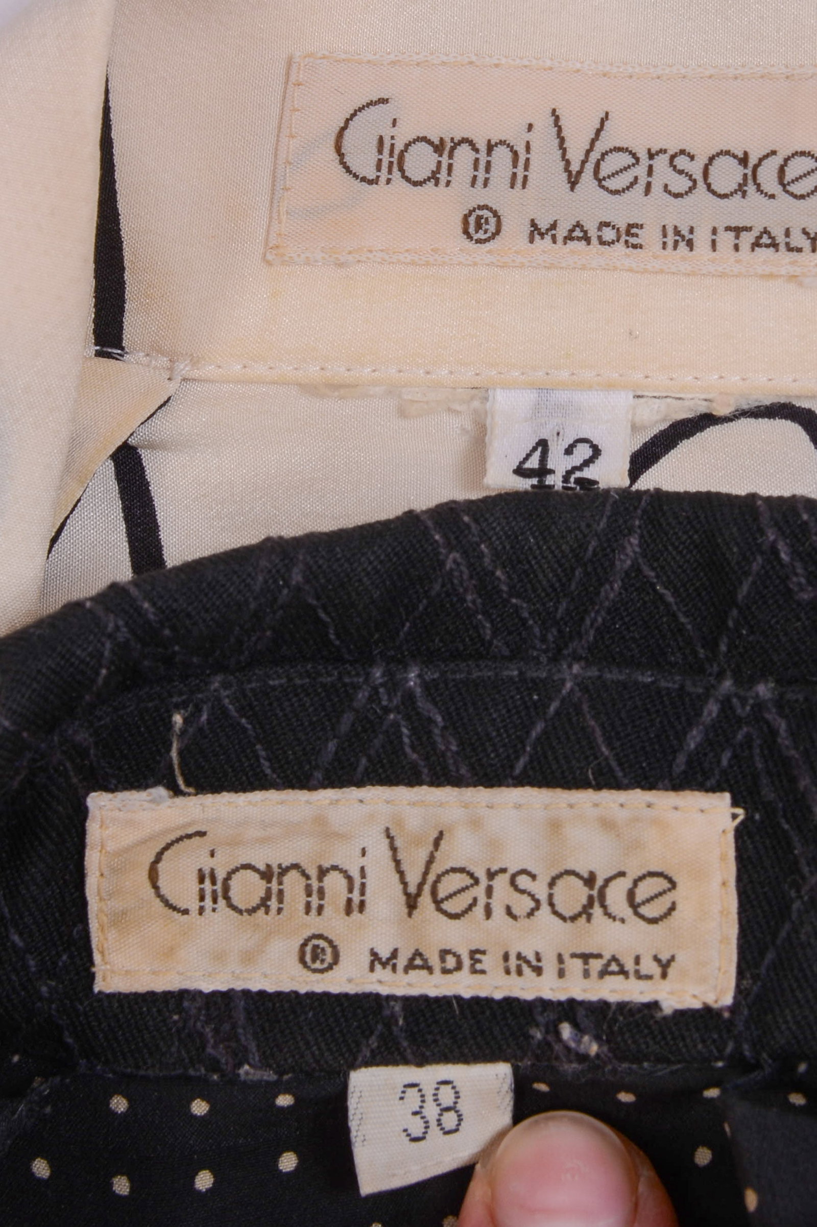 Two Vintage Gianni Versace Blouses. - 3