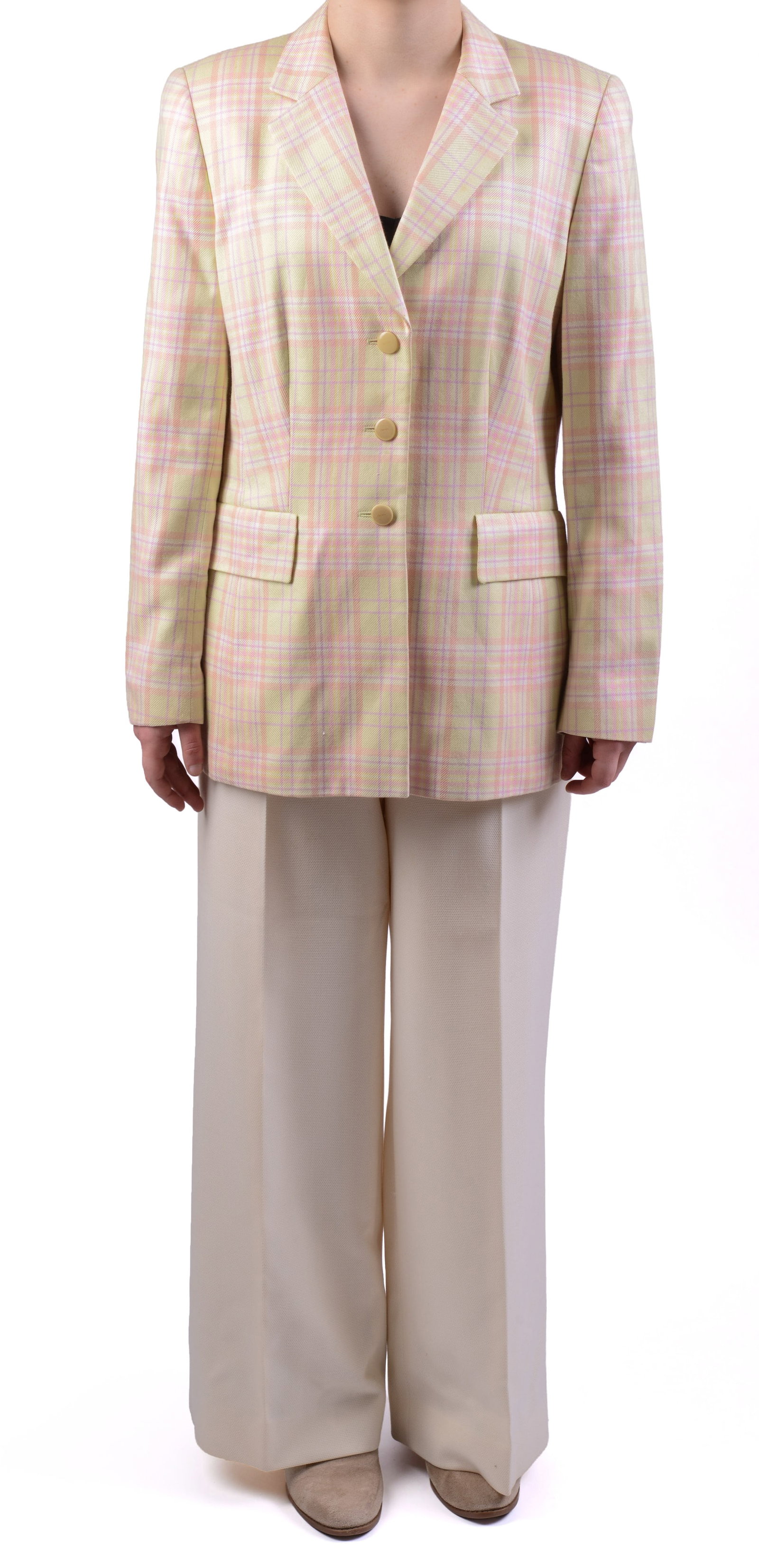 Escada Pants and Blazer.: Size 40/42. Some light stains. From the collection of Jane Morgan.