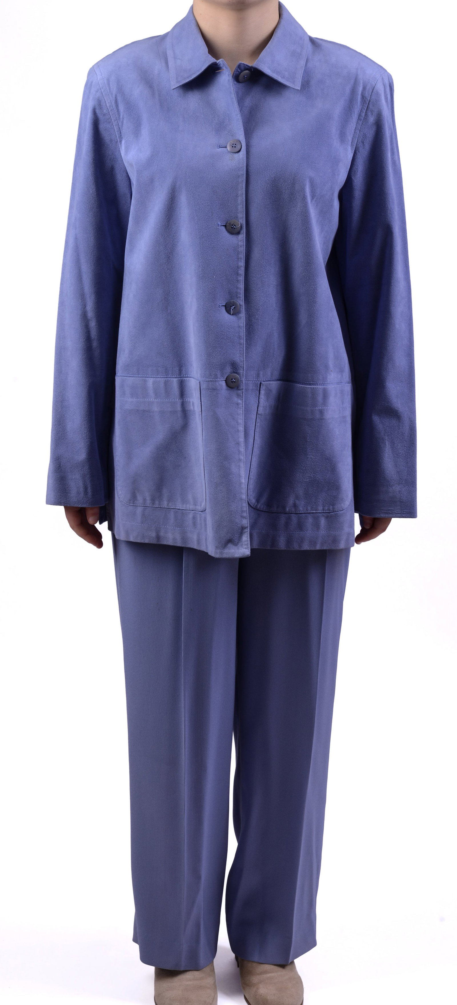 Renfrew Purple Pant Suit. (1 of 6)