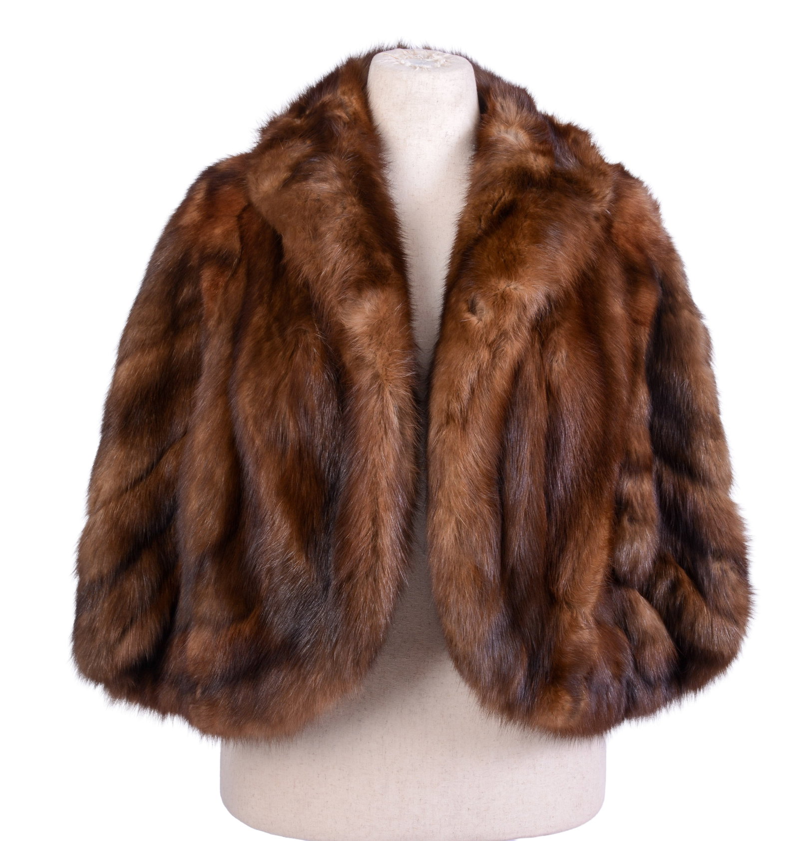 Vintage Ermine Shawl.: Appears to be size large, recently professionally cleaned. From the collection of Jane Morgan.