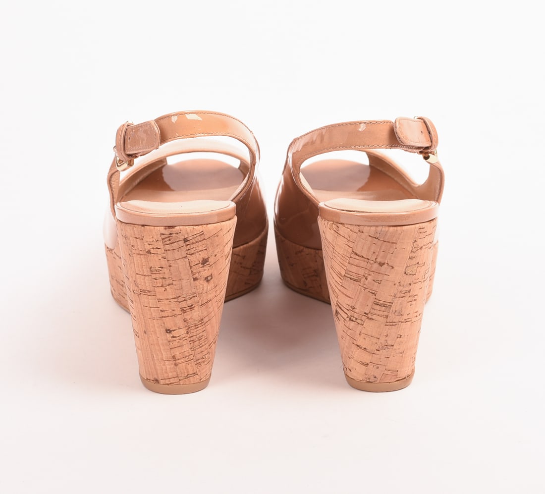 Stuart Weitzman Wedge Sandals, Size 8. - 4
