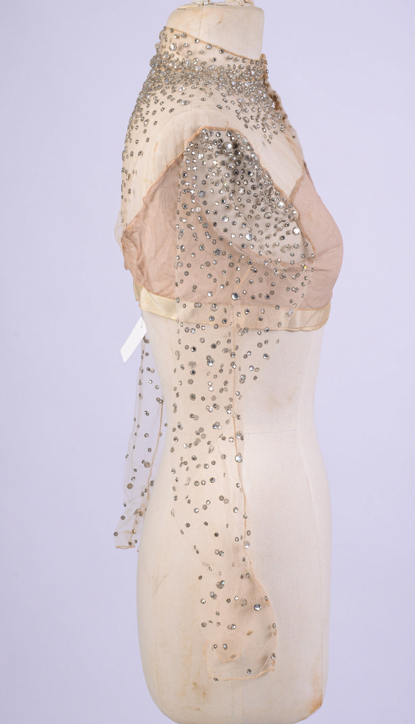 Sequined Mesh Shawl. - 2