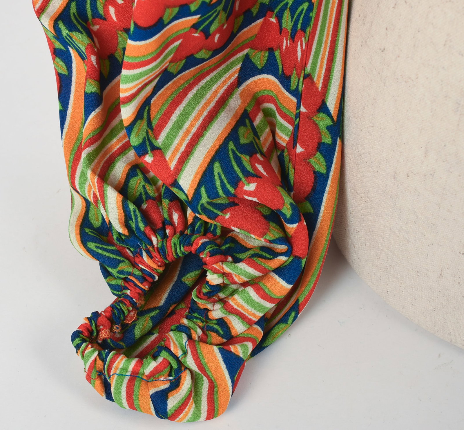 Cherry Printed Wrap Top. - 5