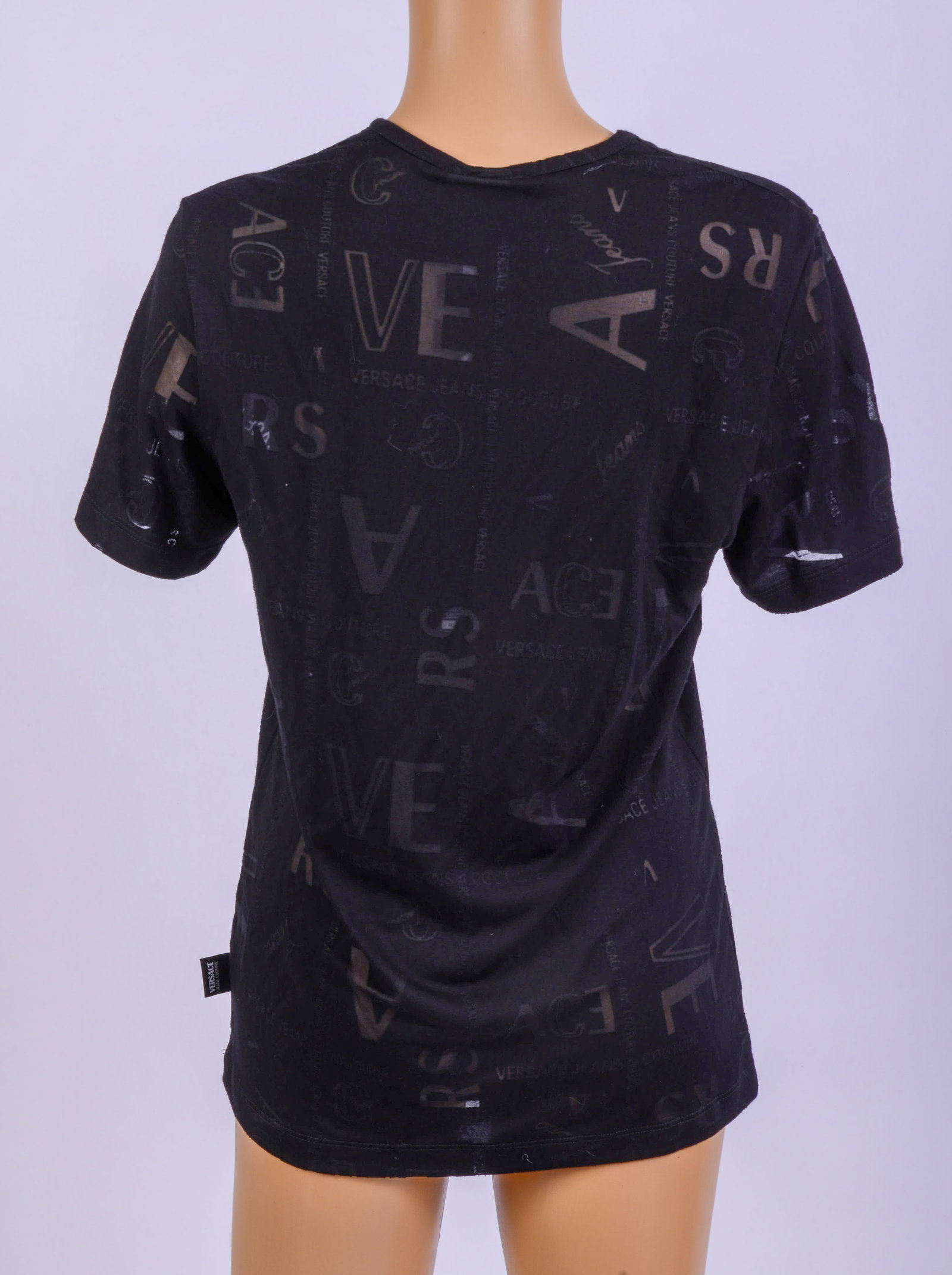 Versace Logo Tee, Size M. - 3