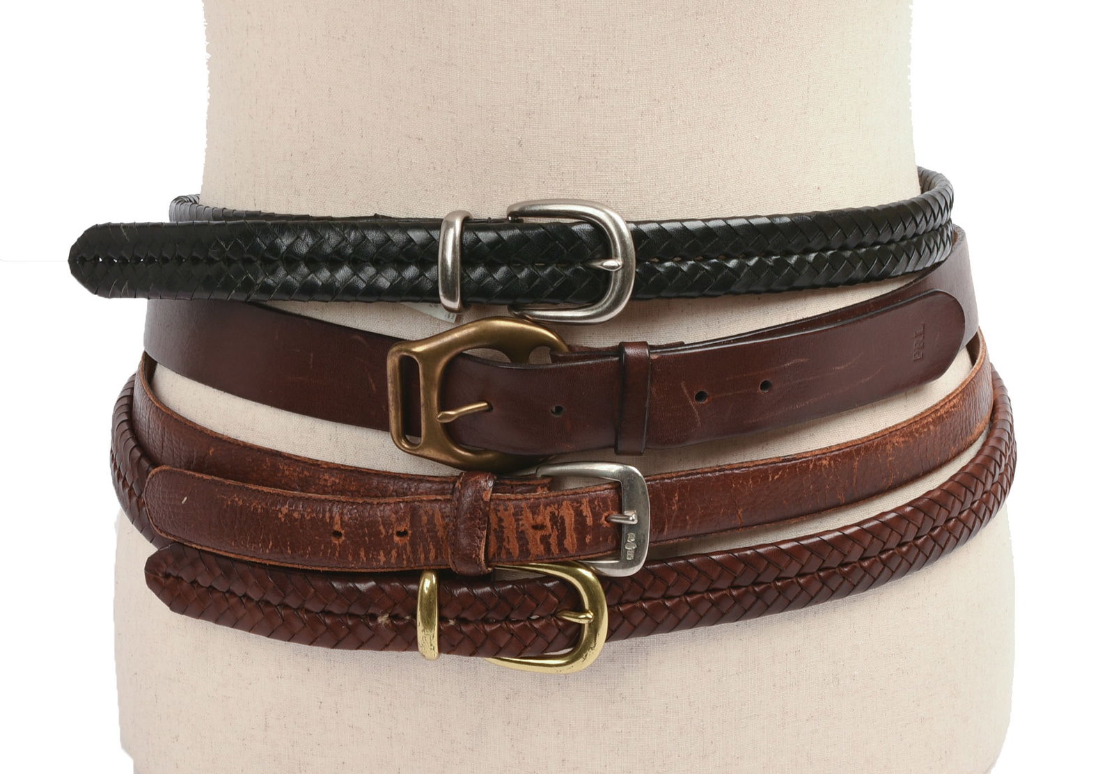 Four Men's Designer Belts. (1 of 9)