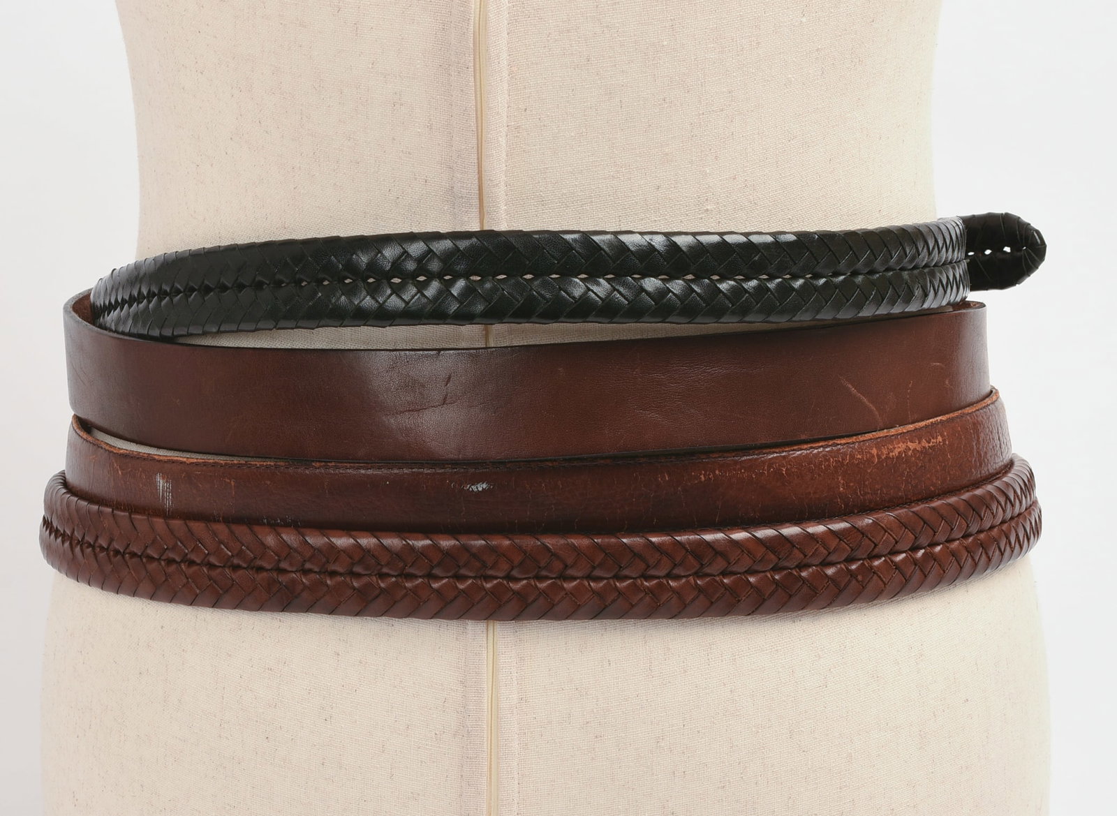 Four Men's Designer Belts. - 3