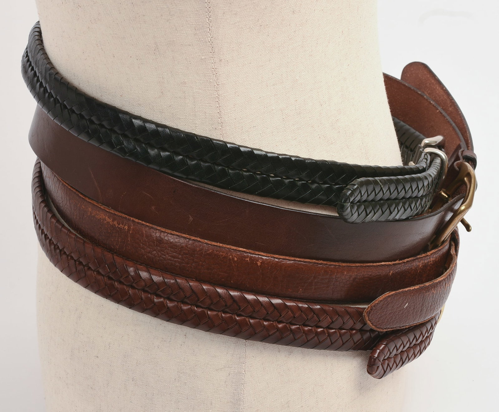 Four Men's Designer Belts. - 5