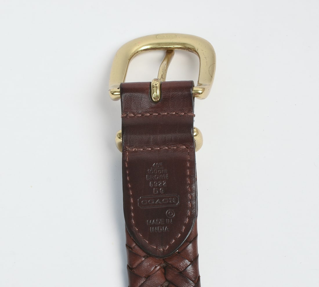 Four Men's Designer Belts. - 9
