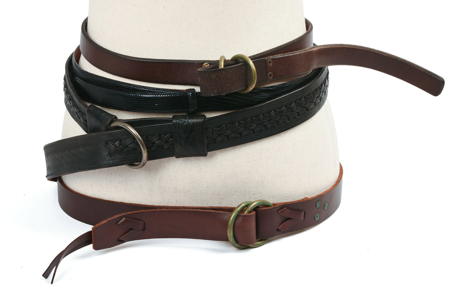 Four Men's Designer Belts. (1 of 7)