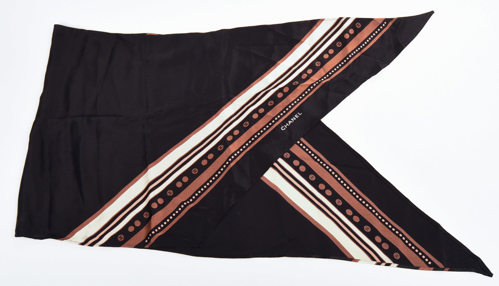 Chanel Silk Handkerchief. - 2