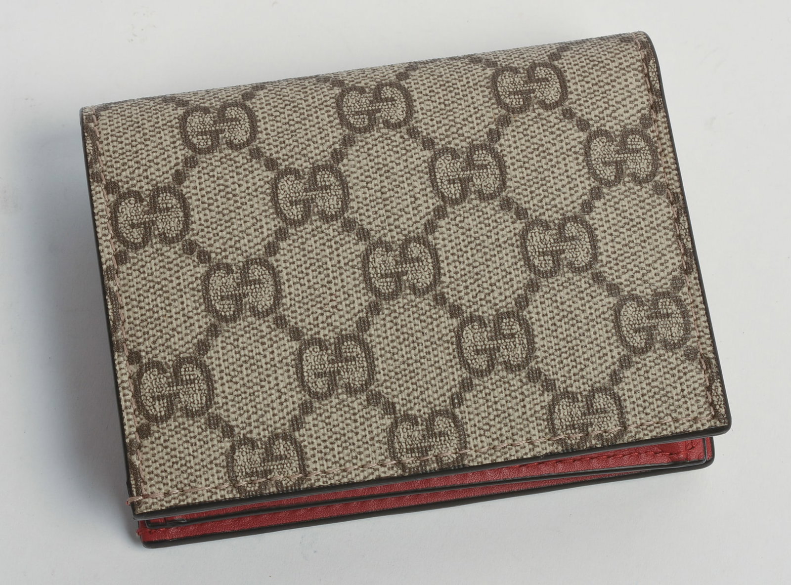 Gucci Leather Wallet with Cat. - 2
