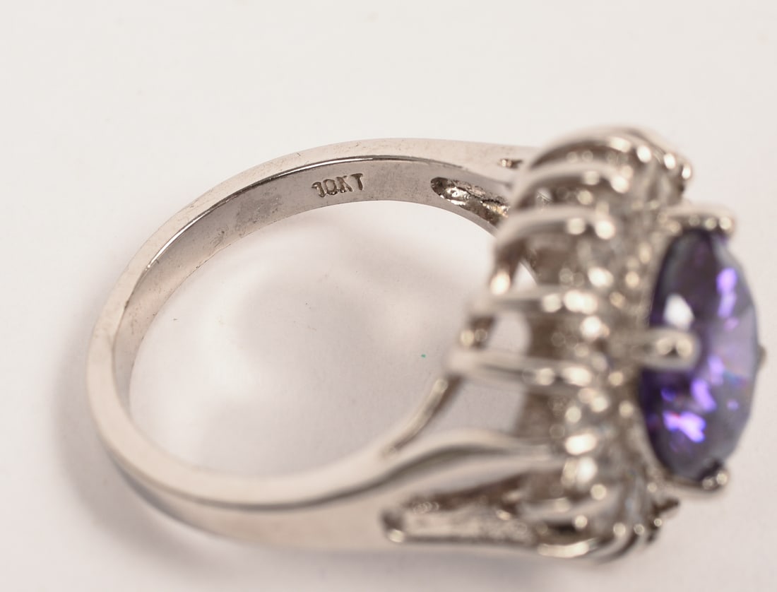 Six Sterling Silver Rings. - 5