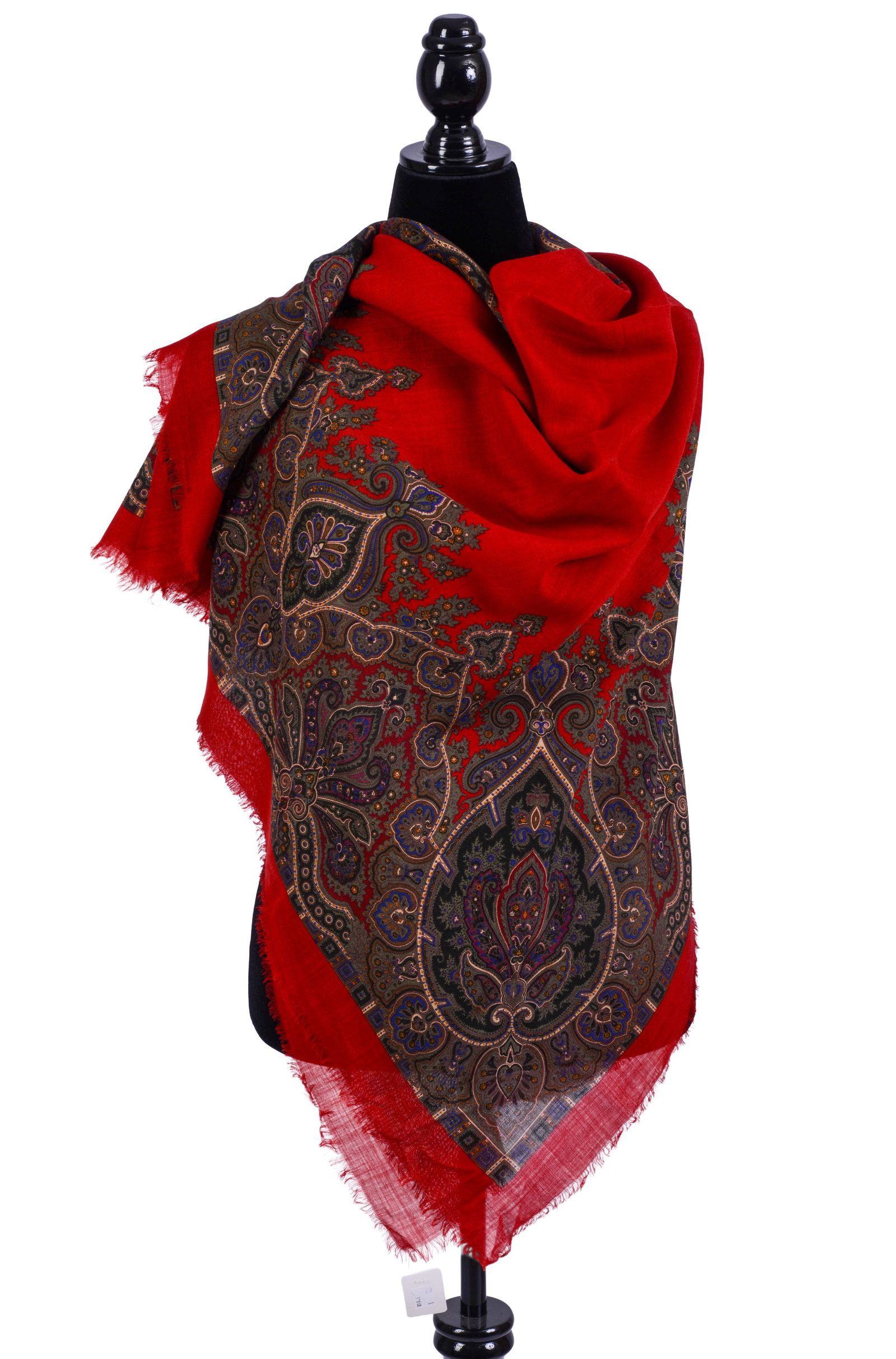 Bogner Wool Scarf.: 48 x 48 inches, good condition.