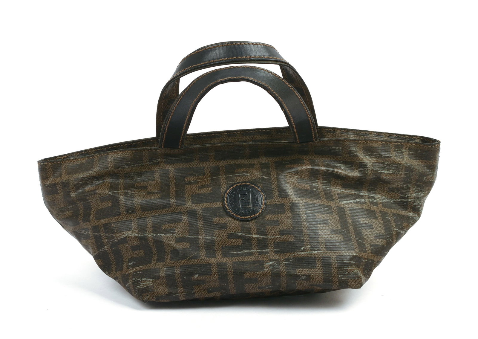 Vintage Fendi Zucca Monogram Canvas Bag. (1 of 9)