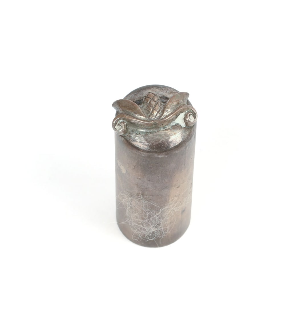 Georg Jensen Sterling Lipstick Cover.: Length 1.75 inches.