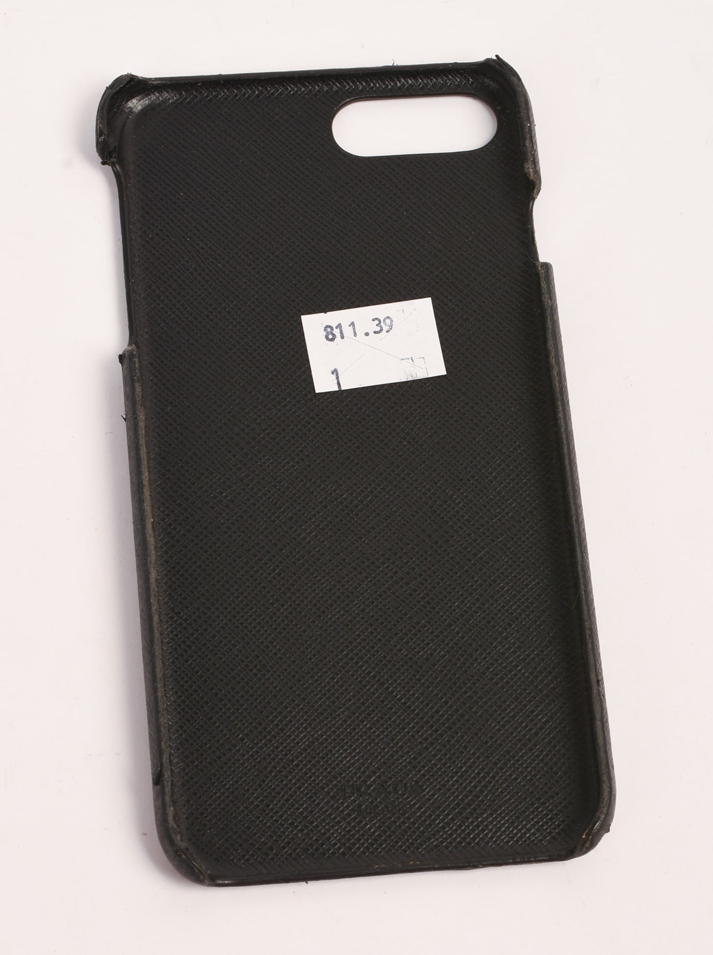 Prada Black Saffiano iPhone Case. - 2