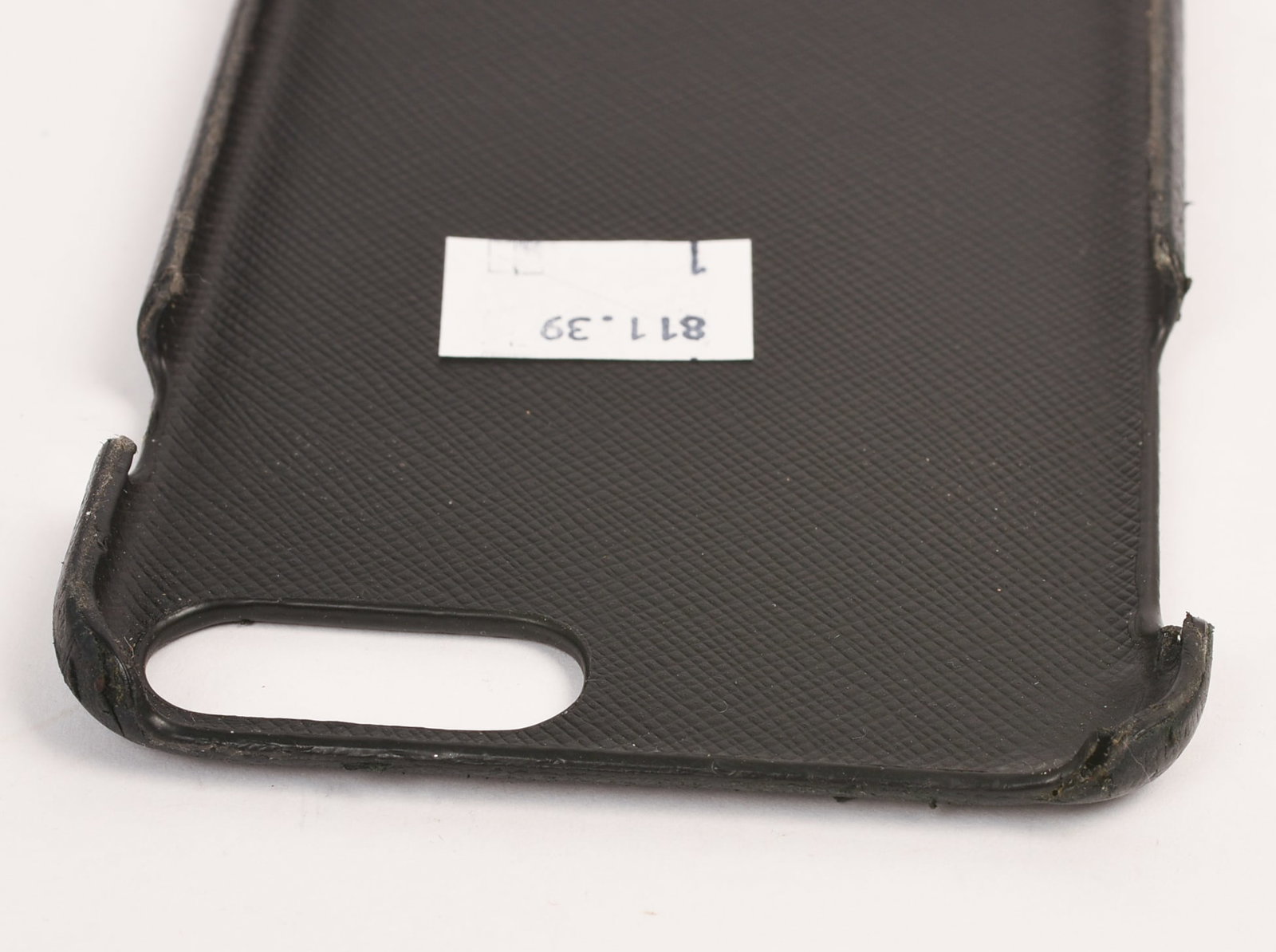 Prada Black Saffiano iPhone Case. - 3