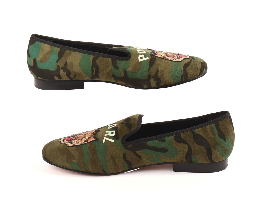 Polo Ralph Lauren Men's Slip-on Shoes with Tigers, Size 13.: New, with dustbag.