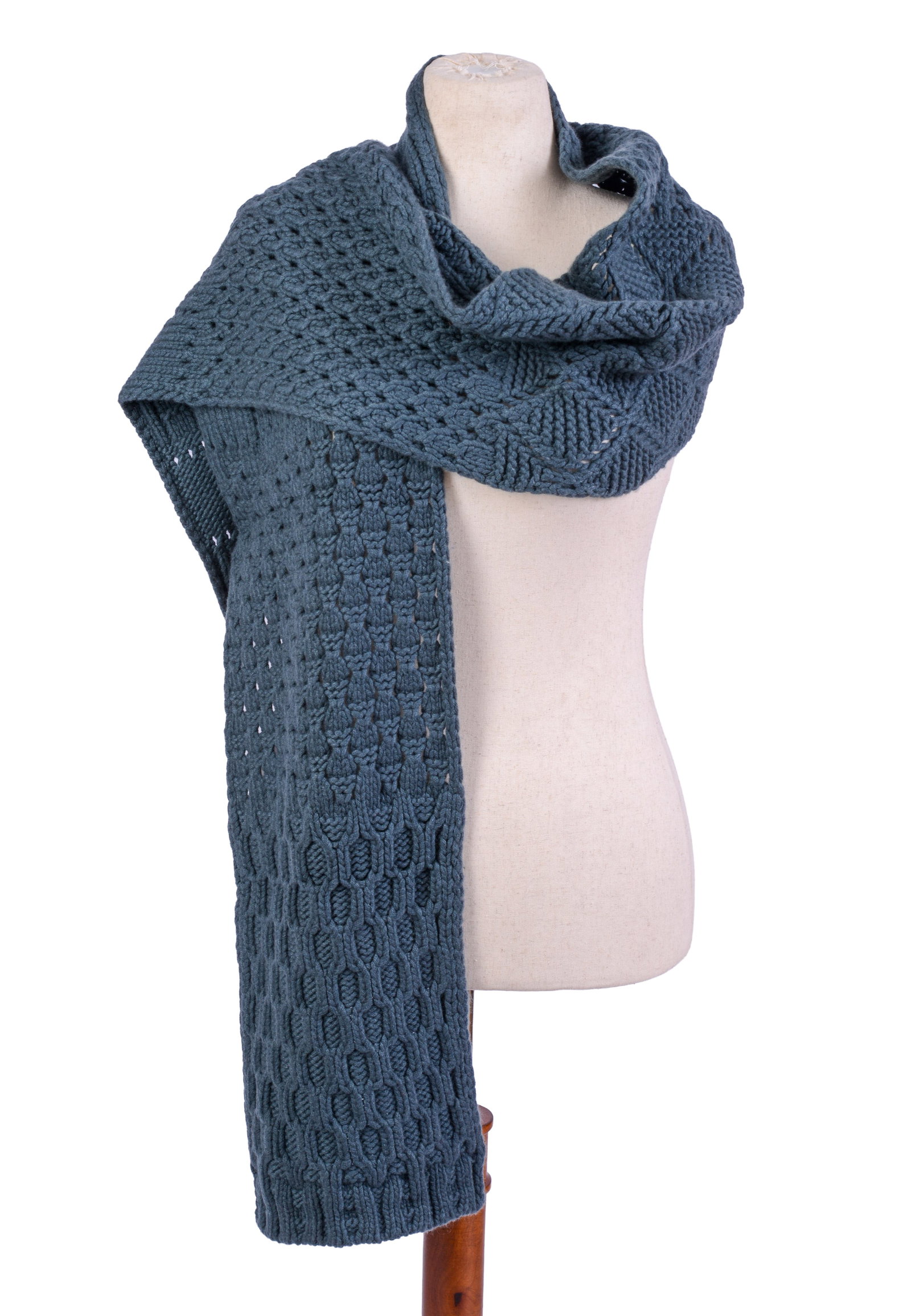 Hermes Cashmere Scarf.: 10 x 80 inches. New with tags.