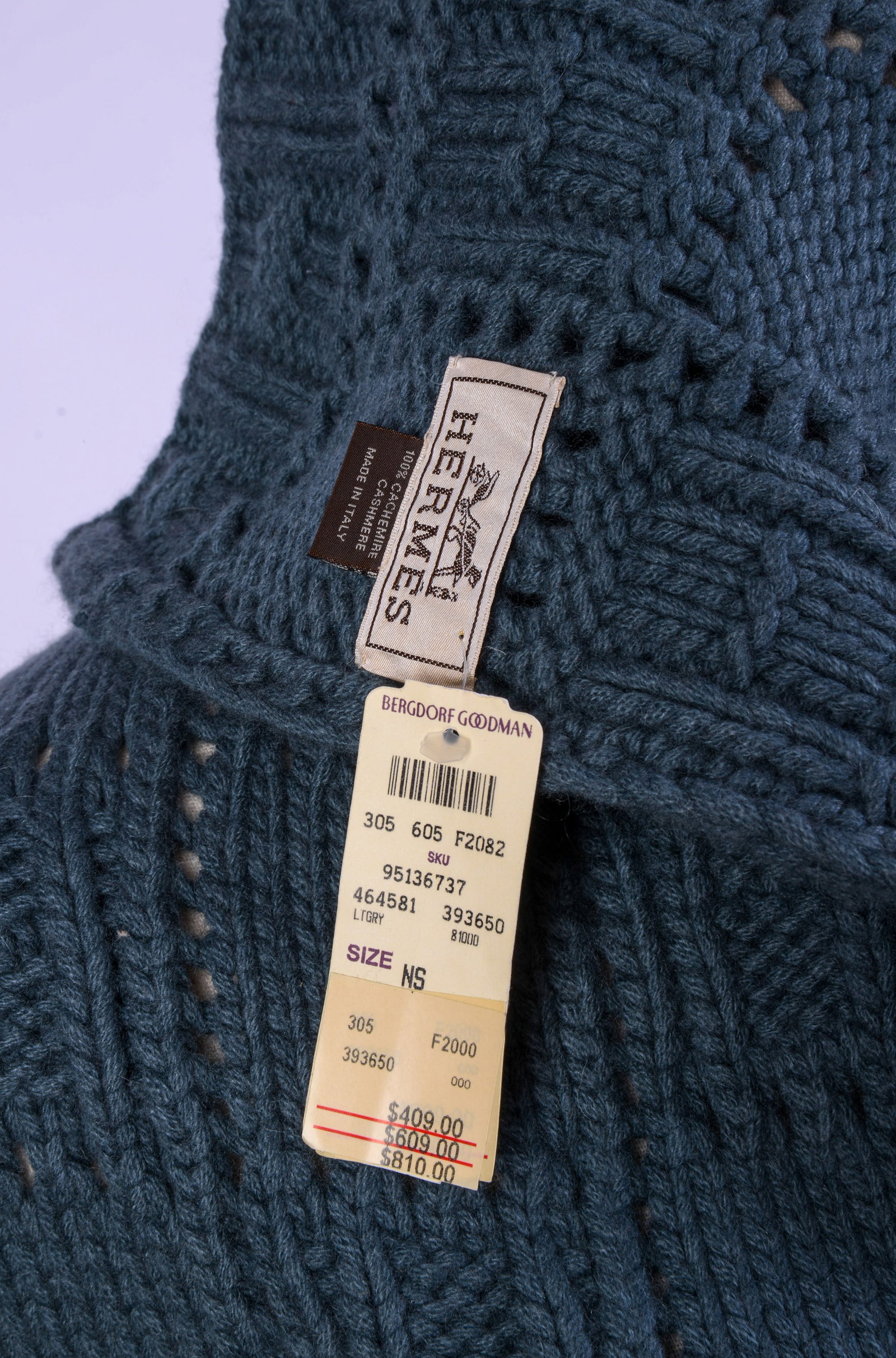 Hermes Cashmere Scarf. - 4