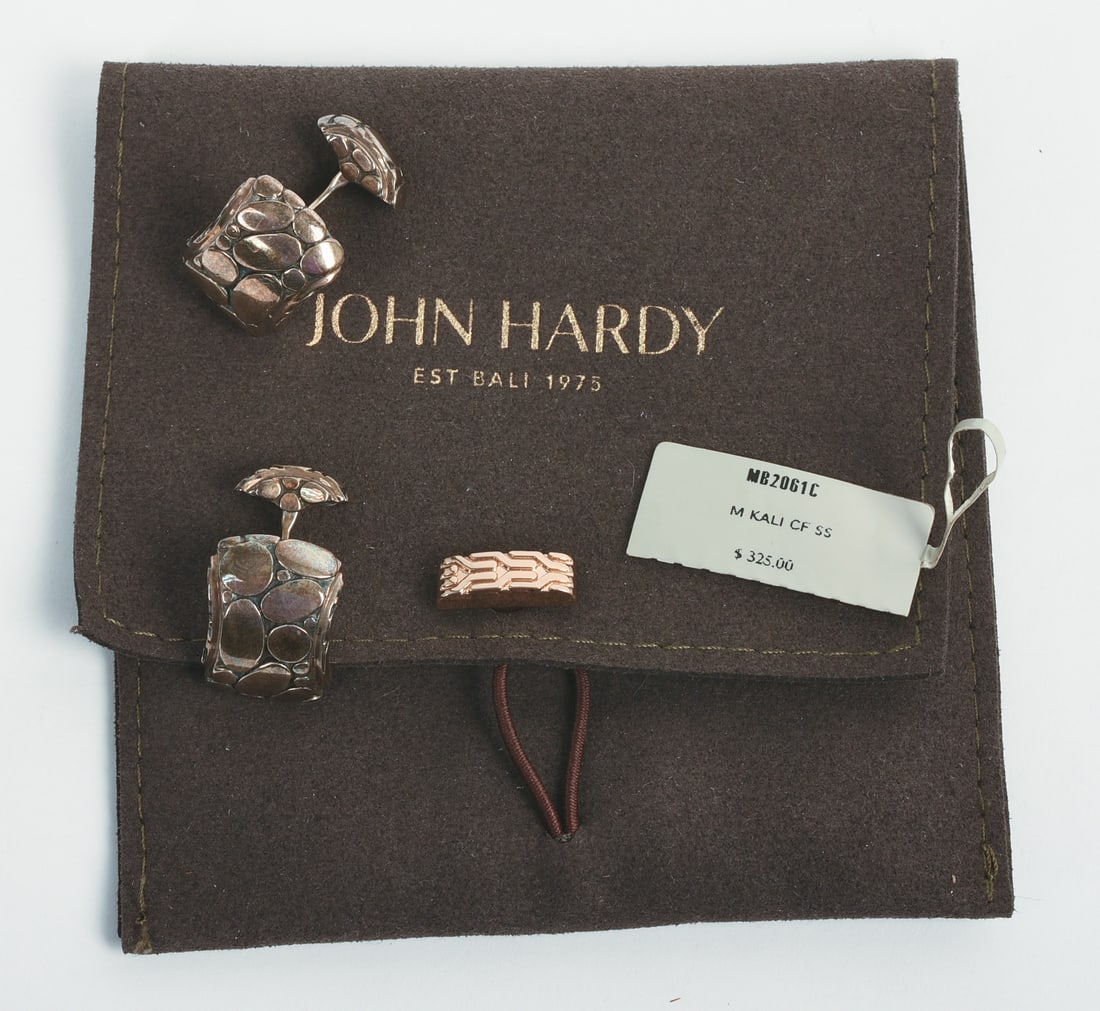 John Hardy Sterling Silver Cufflinks. - 4