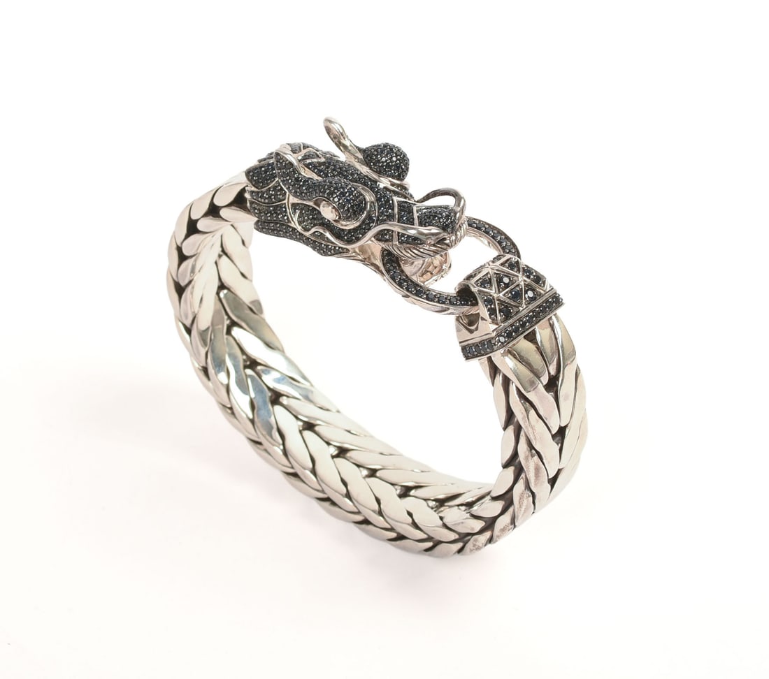 John Hardy Legends Naga Station Bracelet in Silver. (1 of 7)