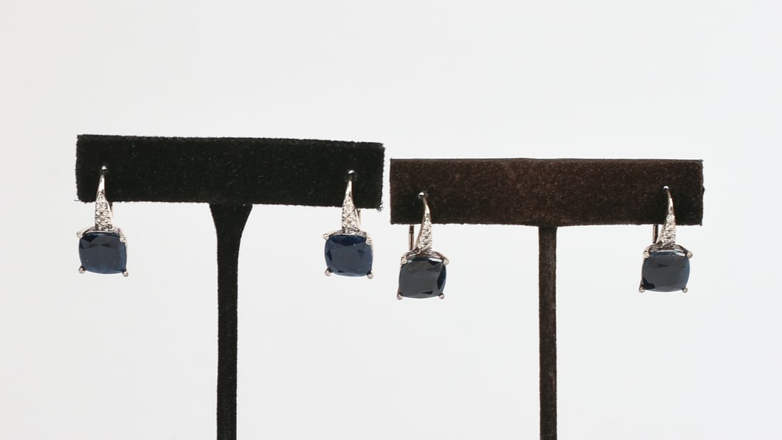 Two Pairs of John Hardy Sterling Earrings. (1 of 4)