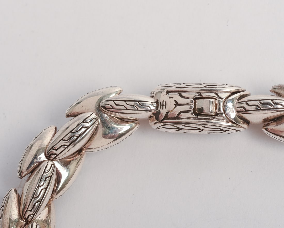 John Hardy Sterling Silver Bracelet. - 4