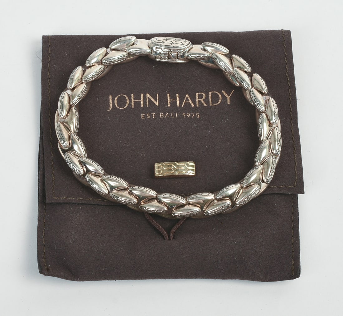 John Hardy Sterling Silver Bracelet. - 6