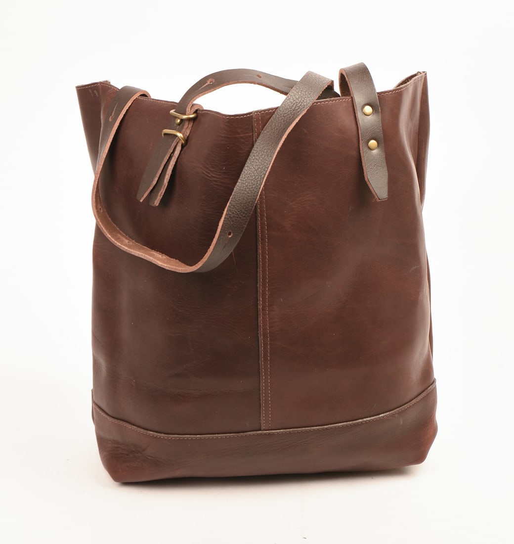 TM1985 Leather Tote Bag. - 3