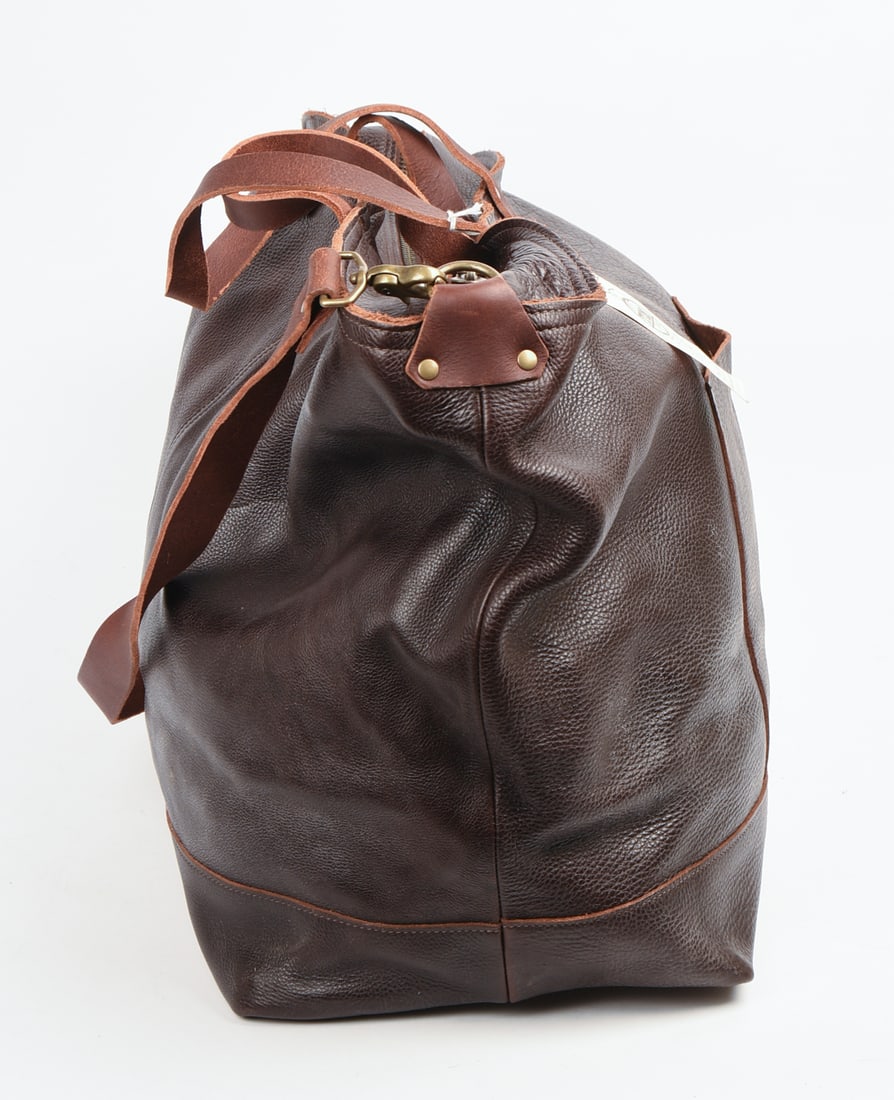 TM1985 Large Leather Tote Bag. - 2