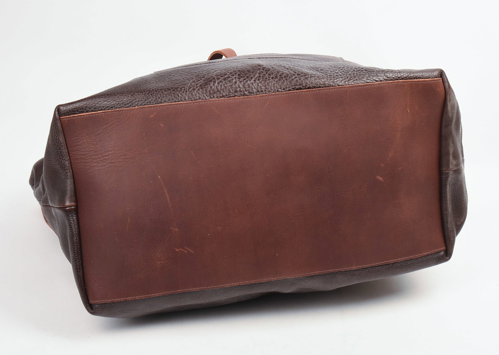 TM1985 Large Leather Tote Bag. - 5