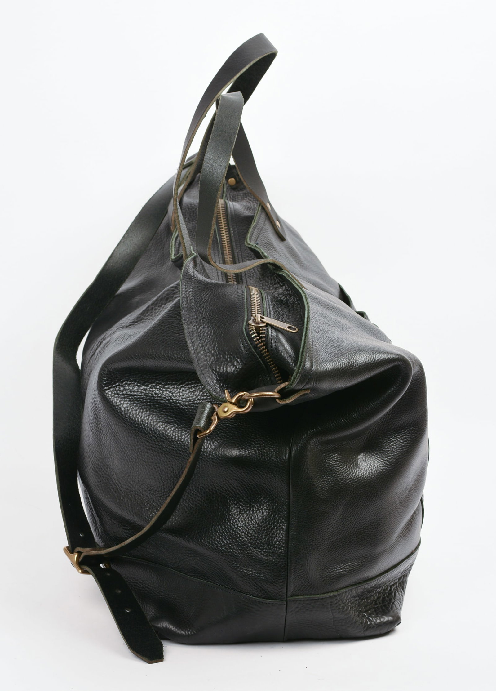 TM1985 Large Leather Tote Bag. - 5