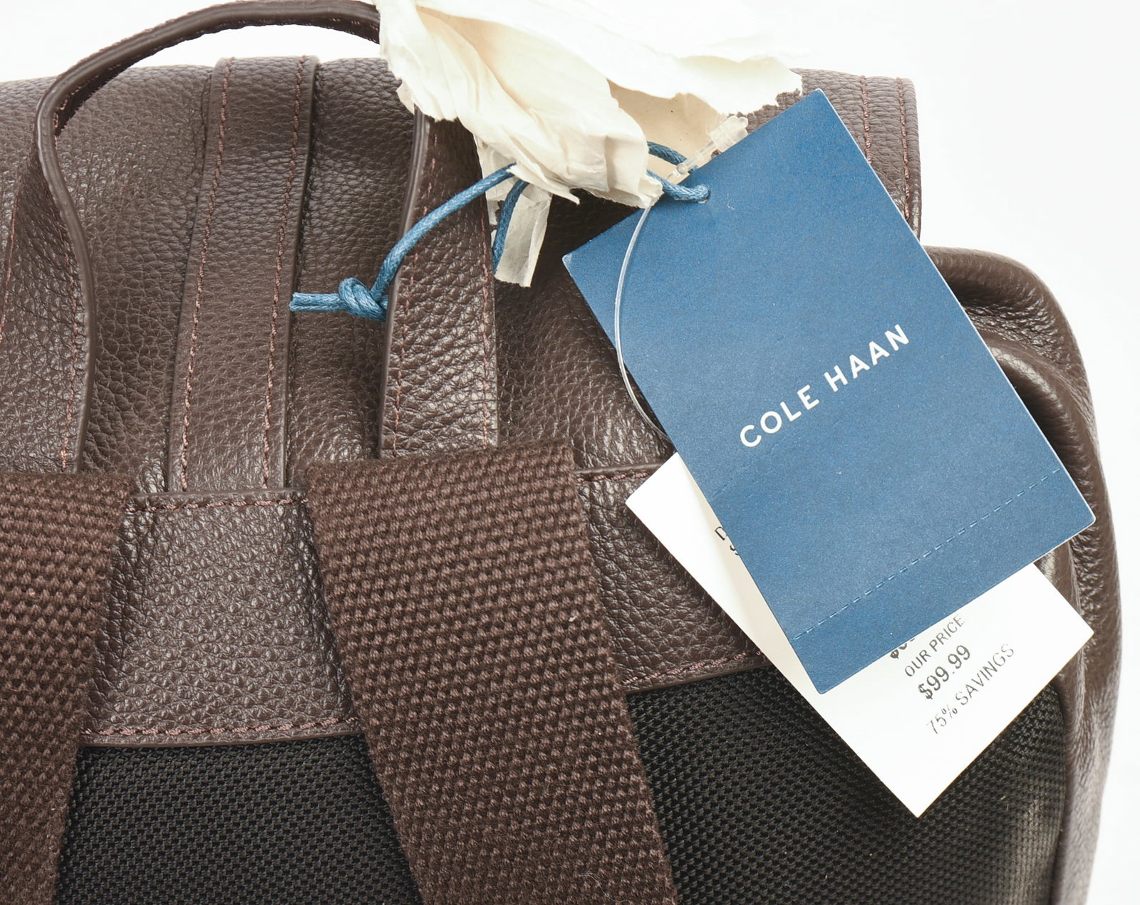 Cole Haan Leather Backpack. - 6