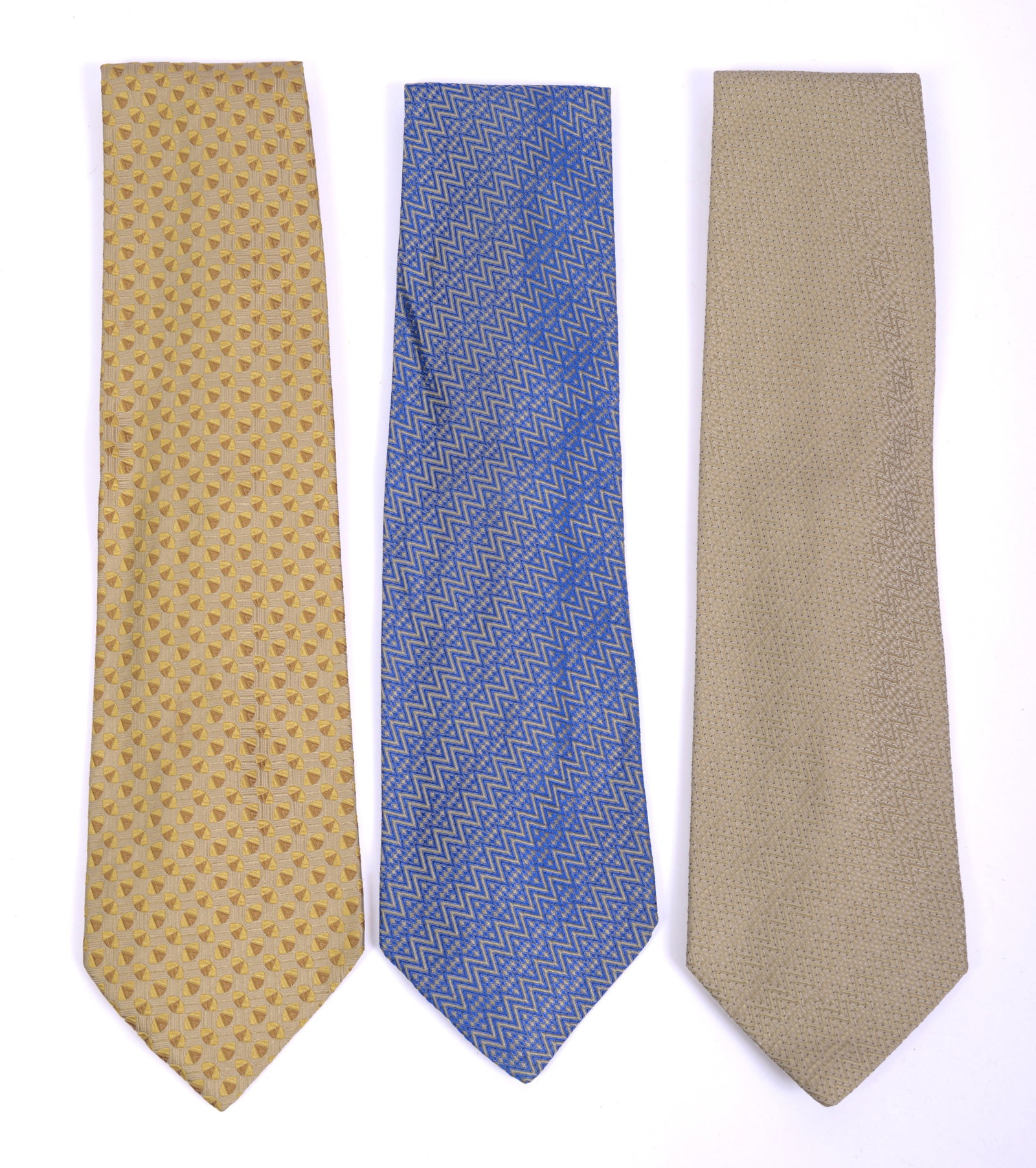 Three Valentino Silk Neckties.: Excellent condition.