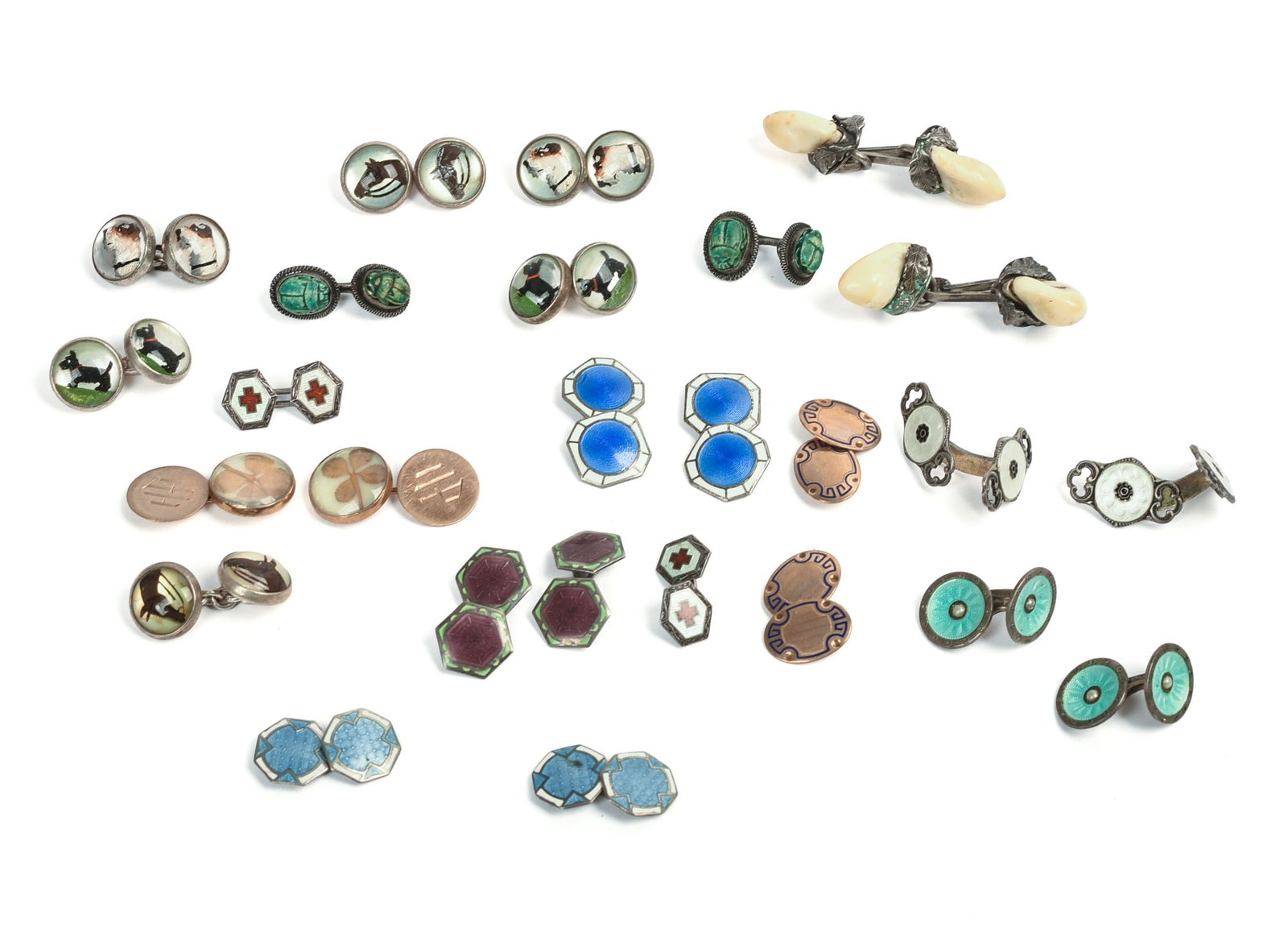 Large Collection of Cufflinks. (1 of 3)