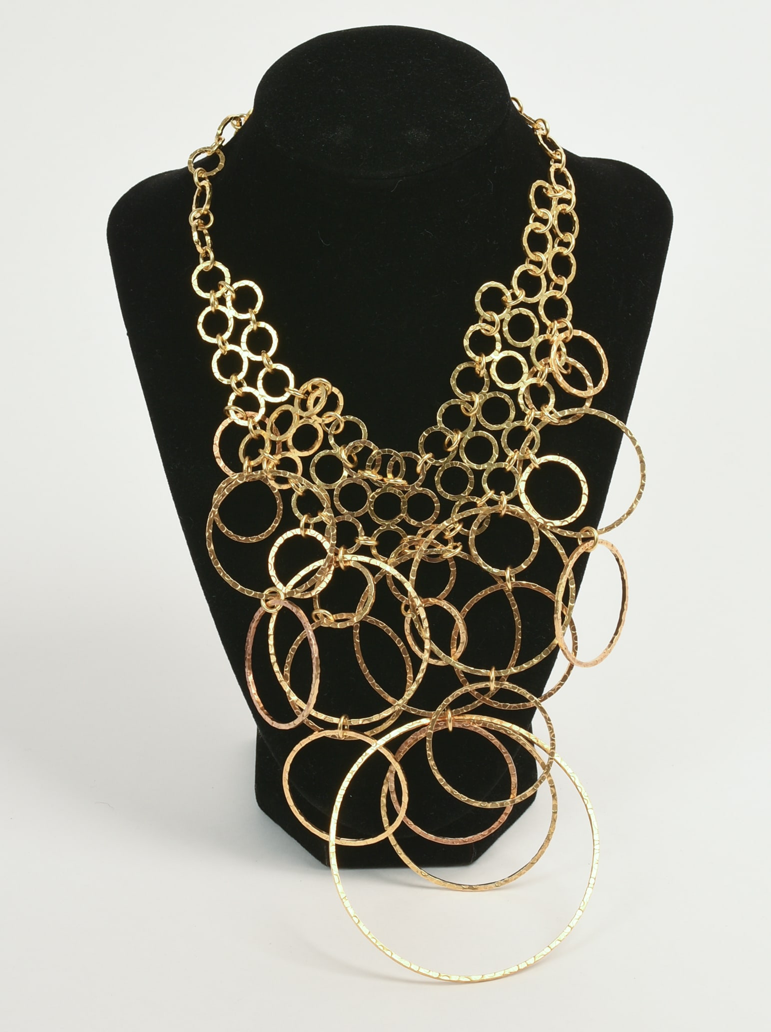 Jan Leslie Sterling Silver Gold Look Necklace. (1 of 3)