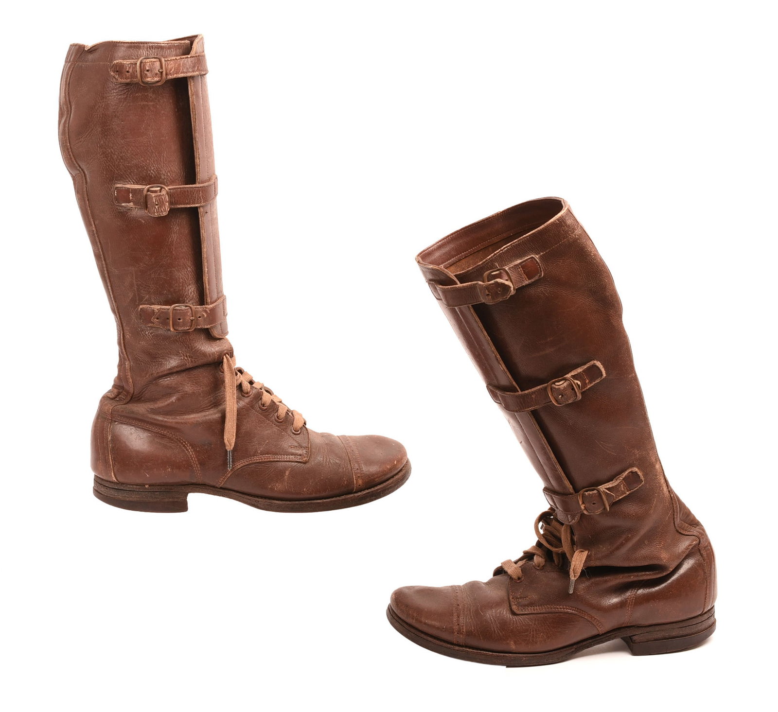 Pair of Vintage Leather Boots. (1 of 5)