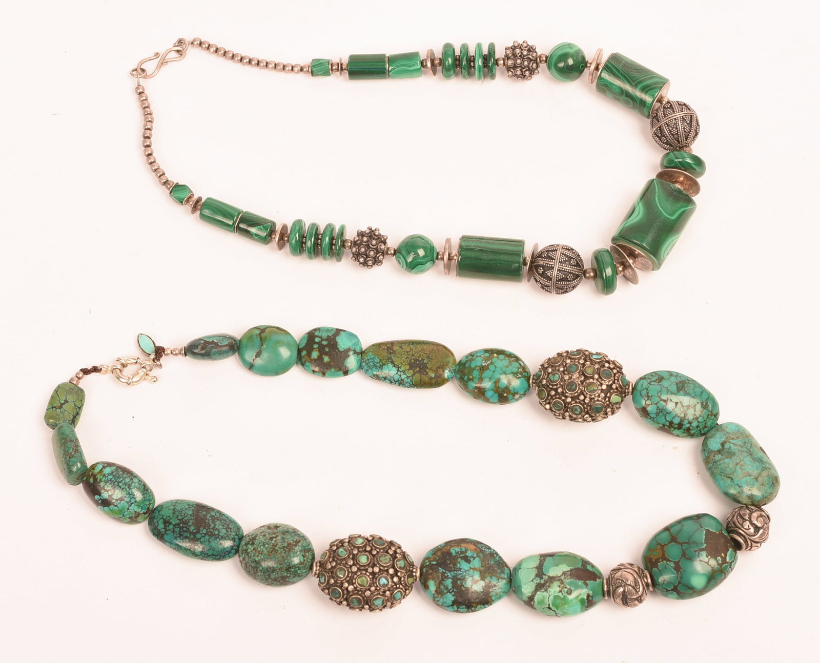 Two Turquoise Necklaces. - 2