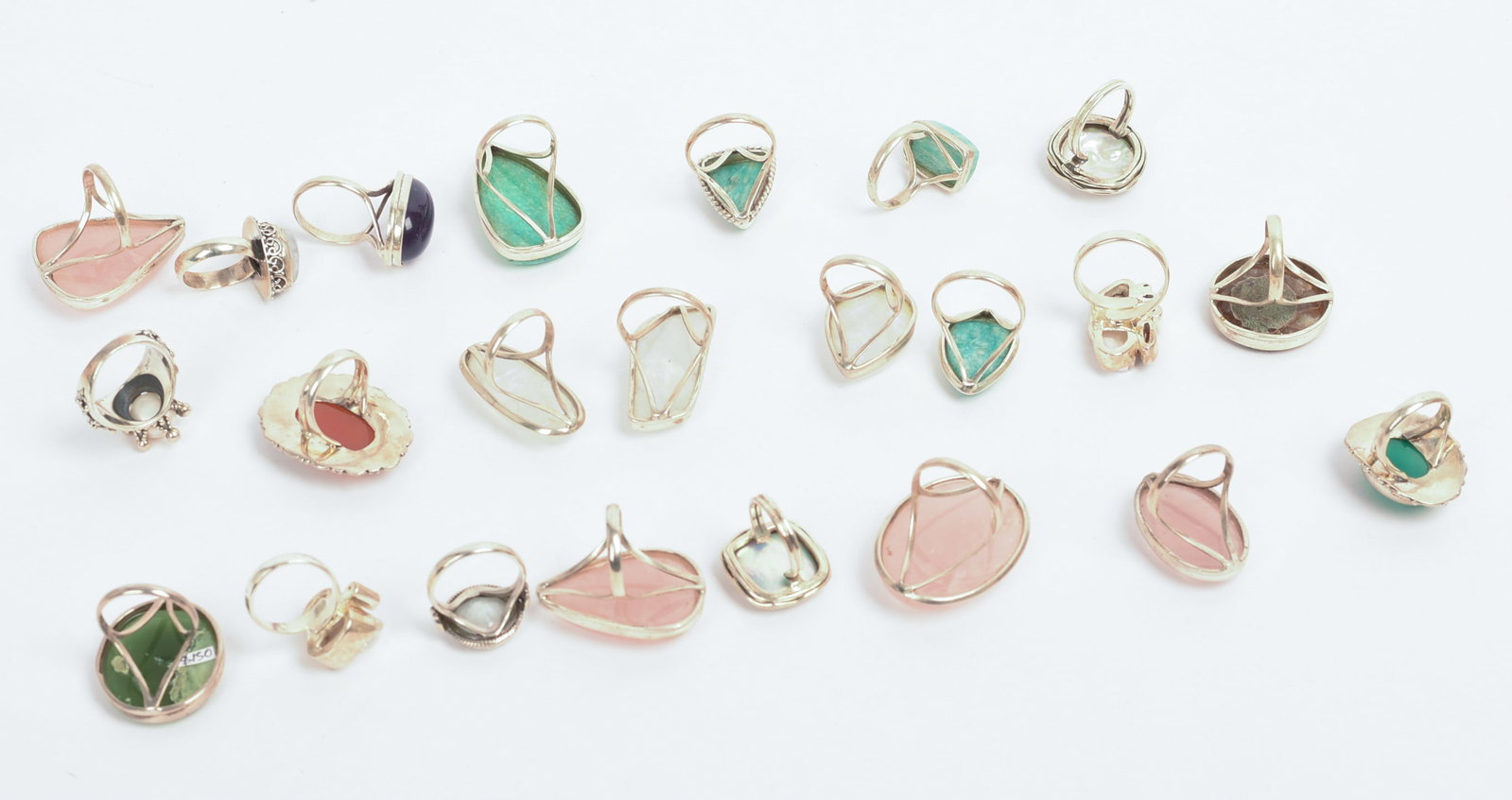 22 Sterling Silver Rings. - 3