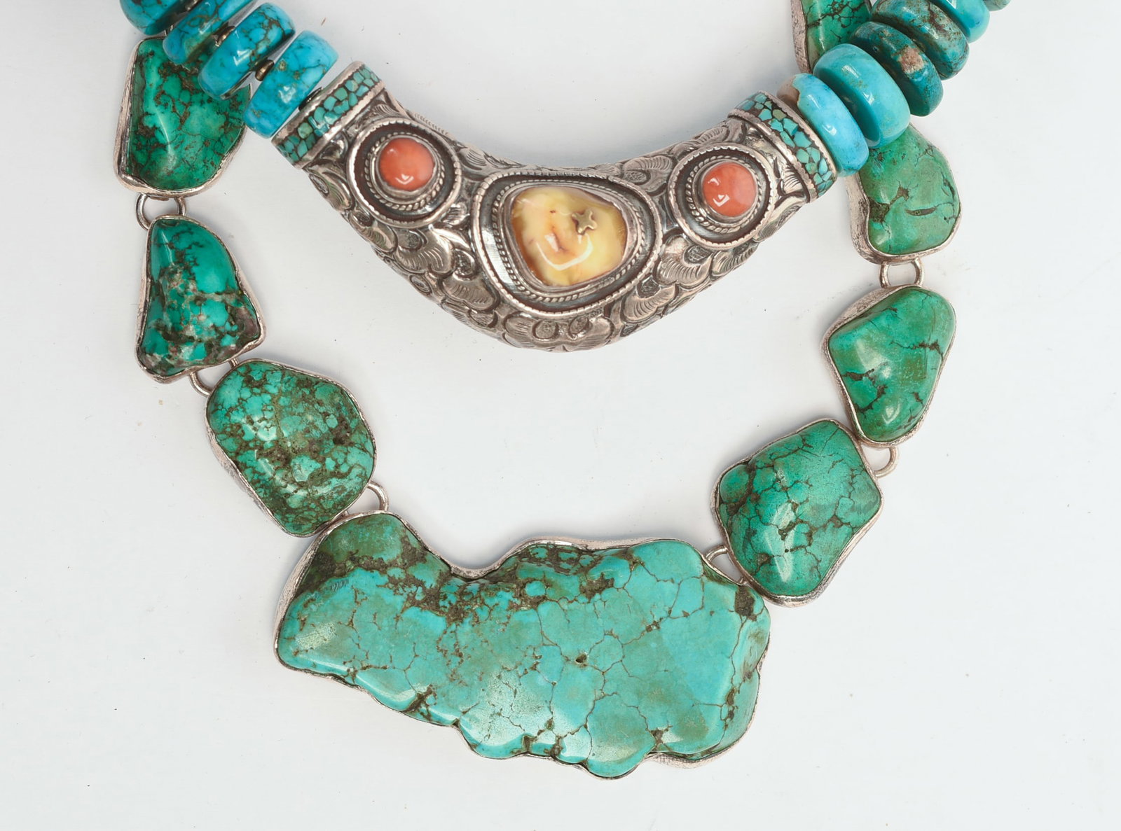 Three Turquoise Necklaces. - 3