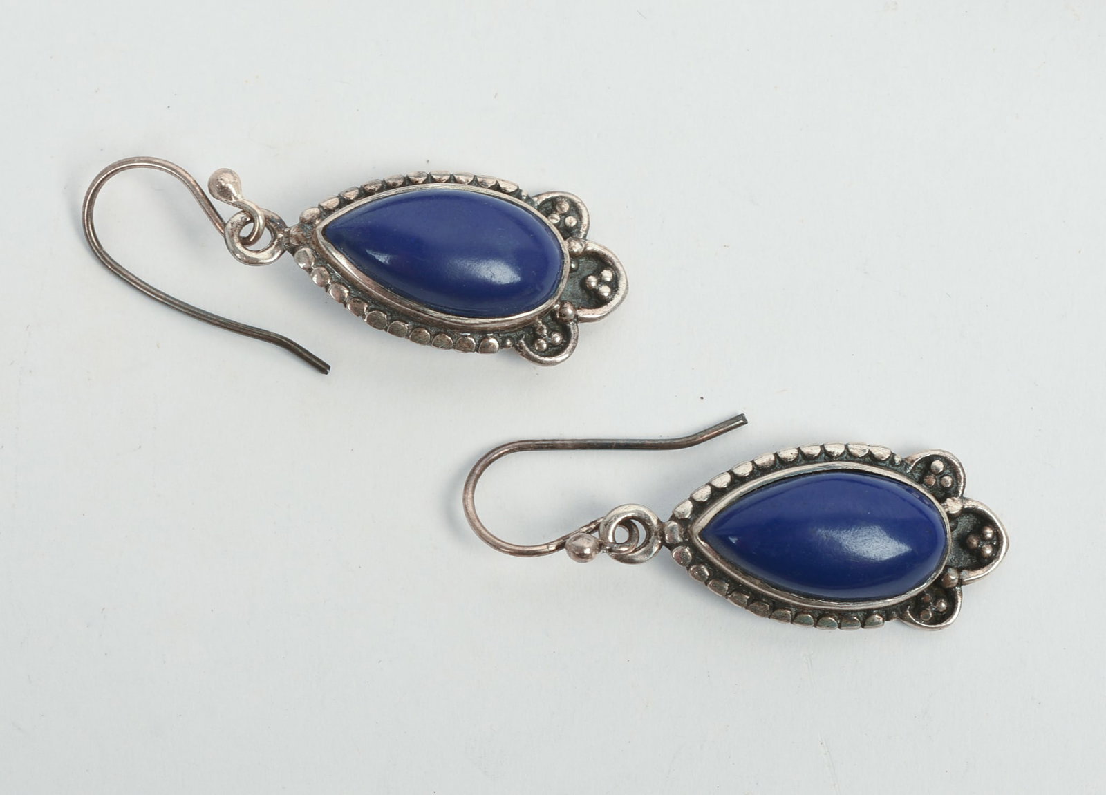 Two Lapis Necklace and Earring Sets. - 4