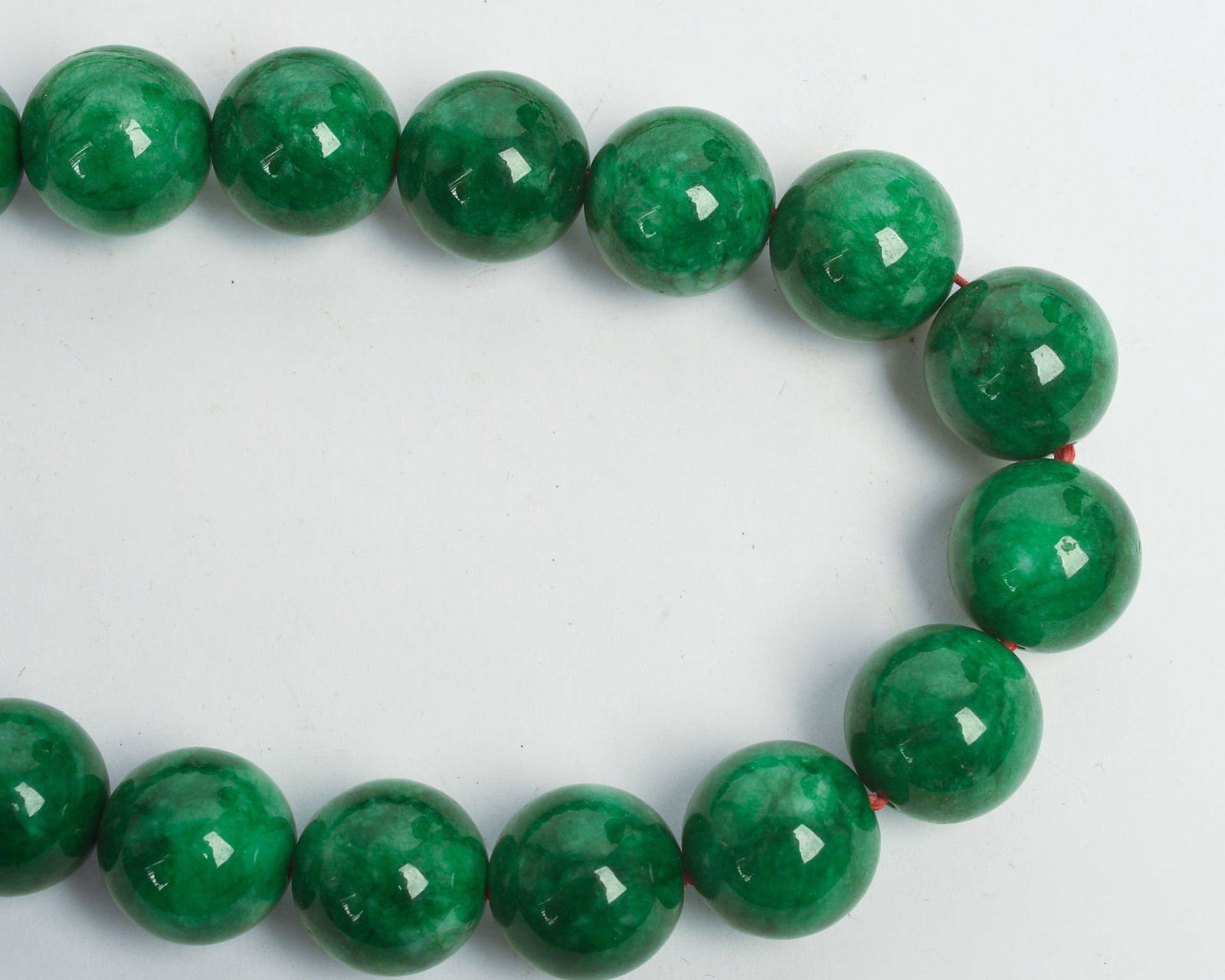 Two Necklaces: Jade and Moonstone. - 4