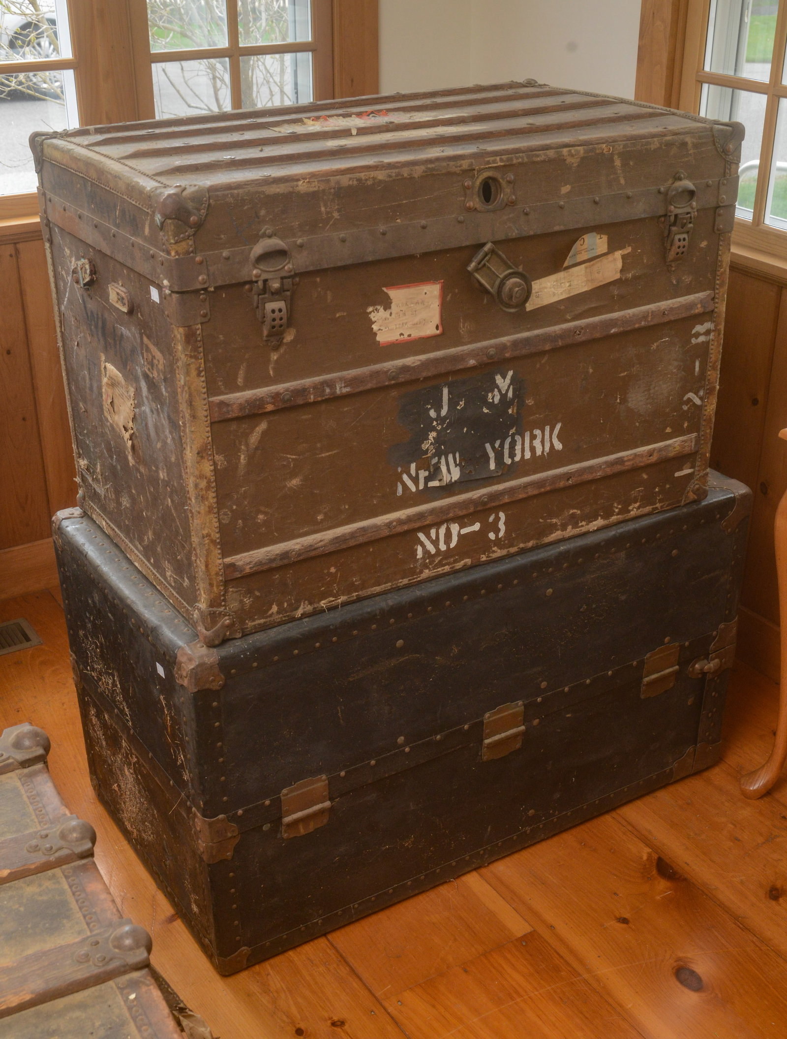 Two Steamer Trunks. - 2