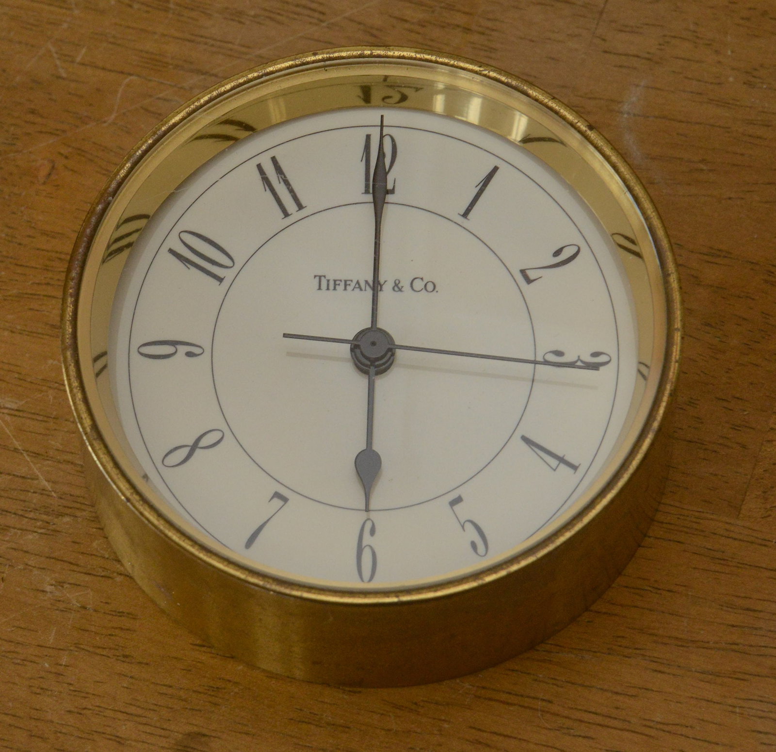 Tiffany & Co Desk Clock. (1 of 3)