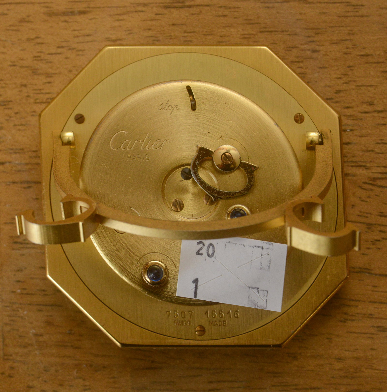 Cartier Desk Clock. - 2