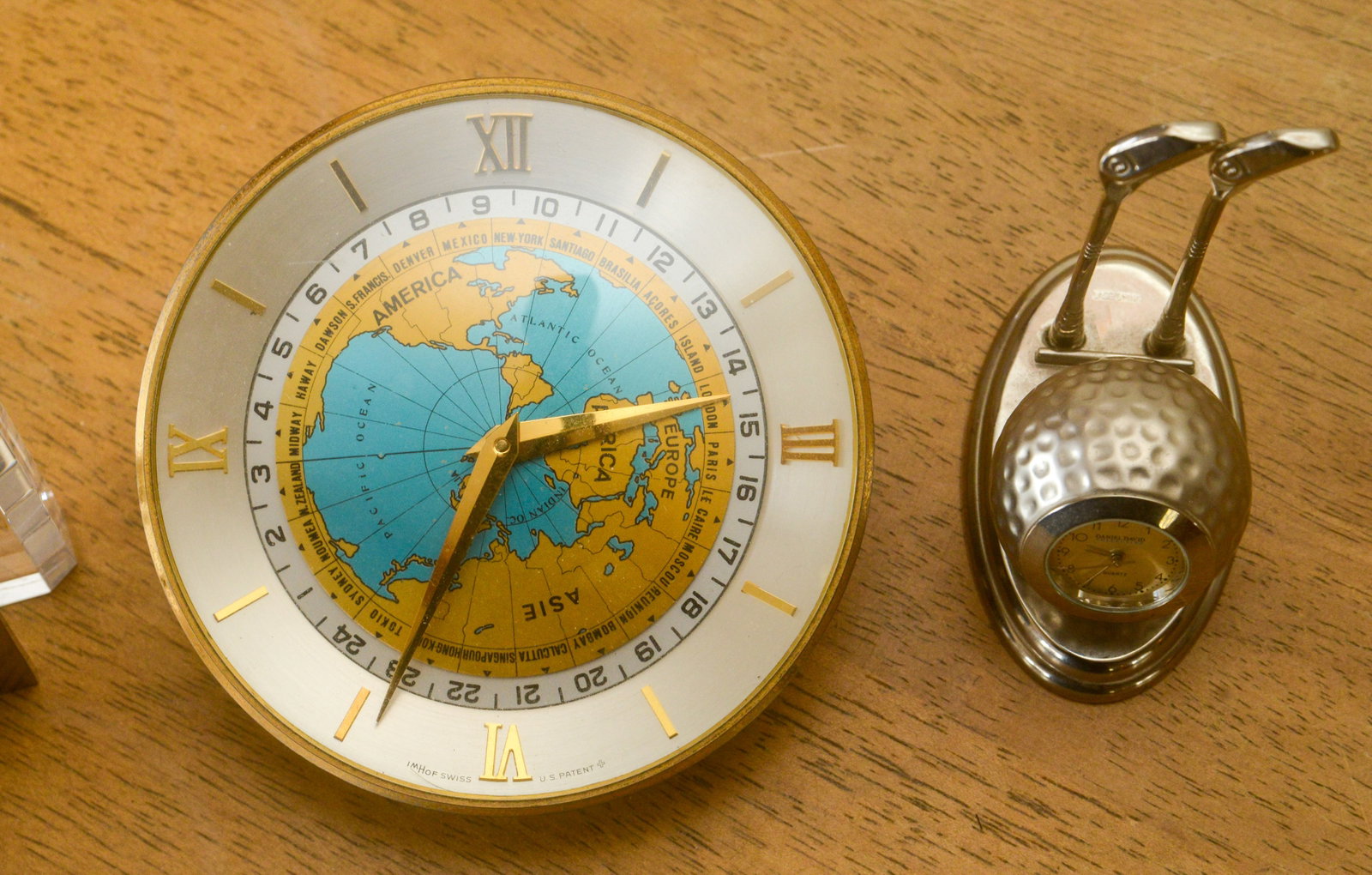 Three Desk Clocks. - 2