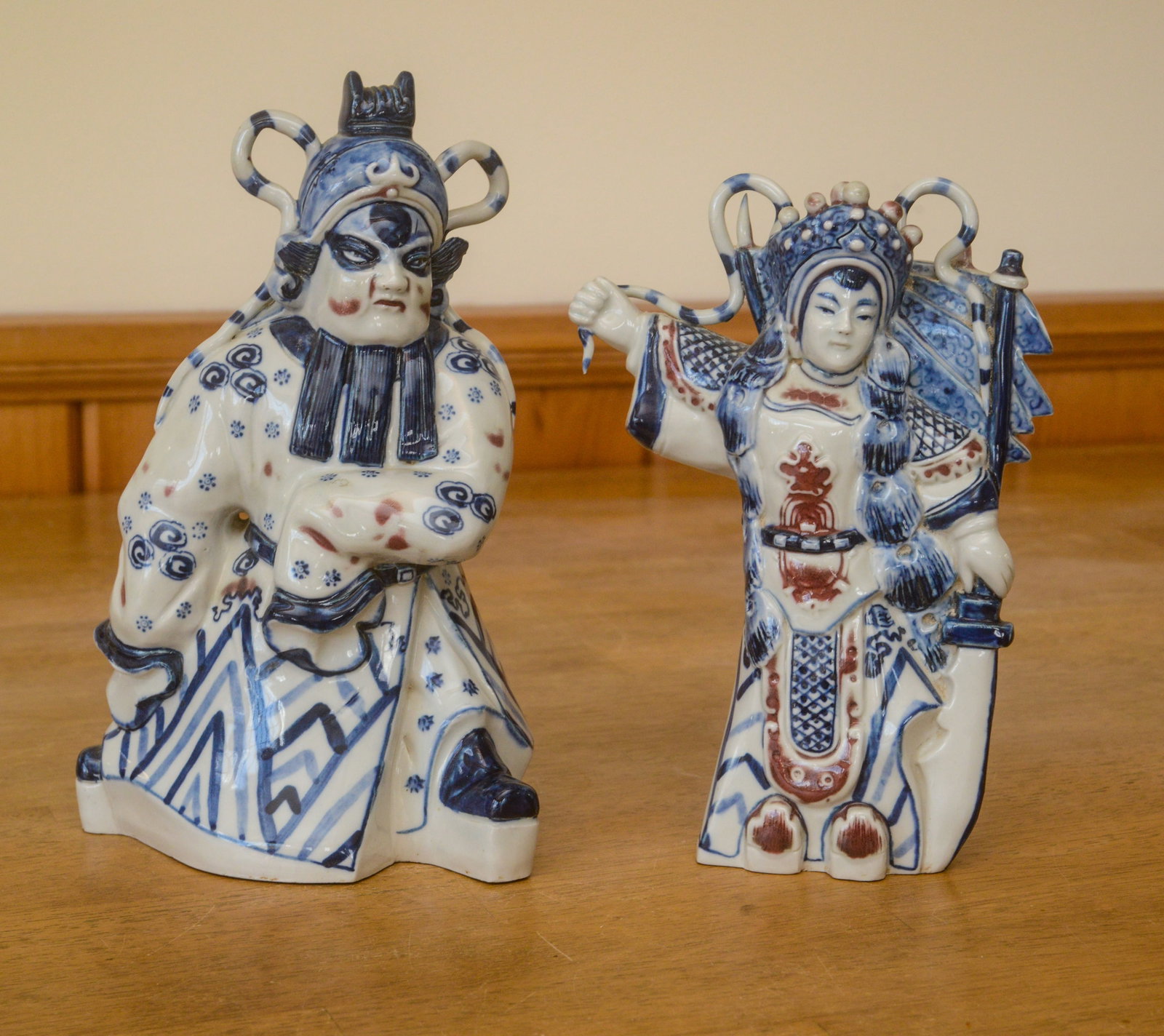 Pair of Chinese Porcelain Figures. (1 of 3)