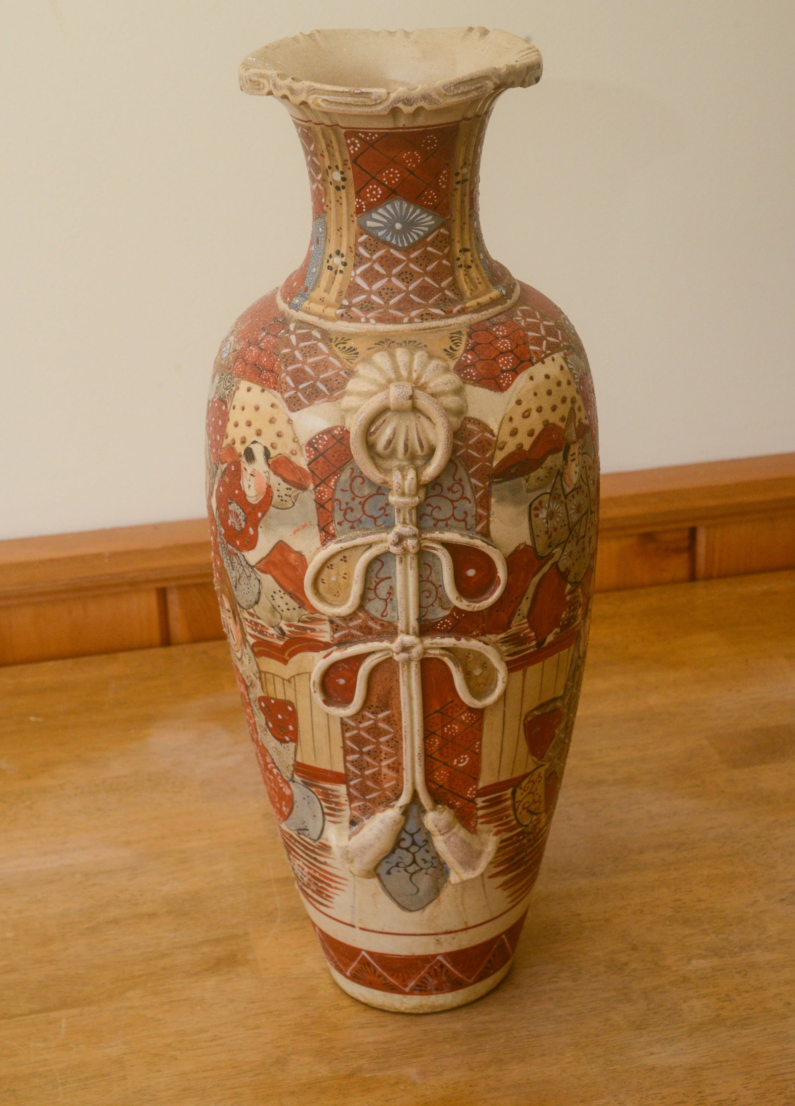 Large Satsuma Vase. - 2