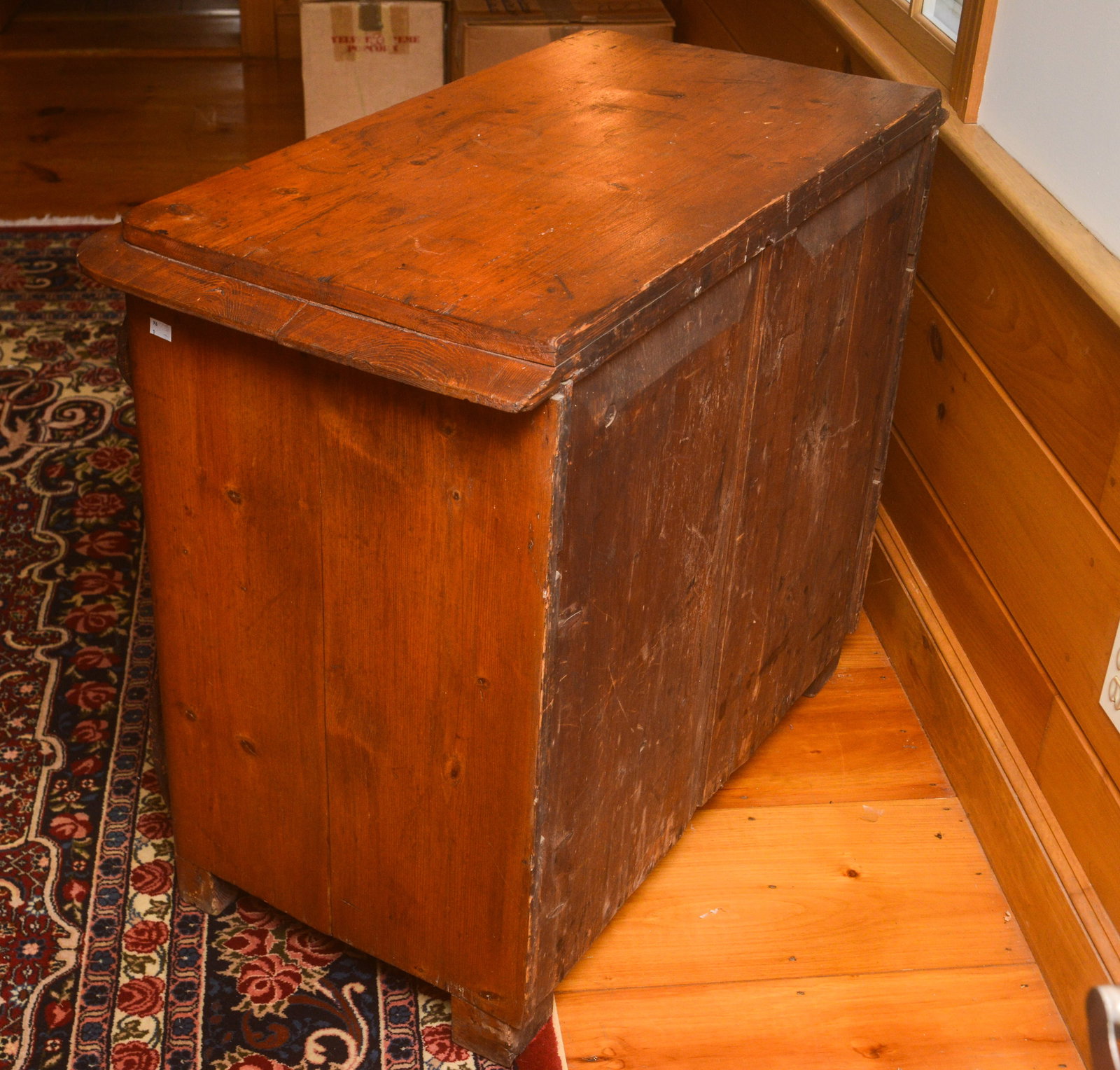 Pine Three Drawer Chest. - 3